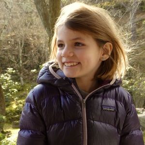Authentic Patagonia girl purple down jacket XS 5-6